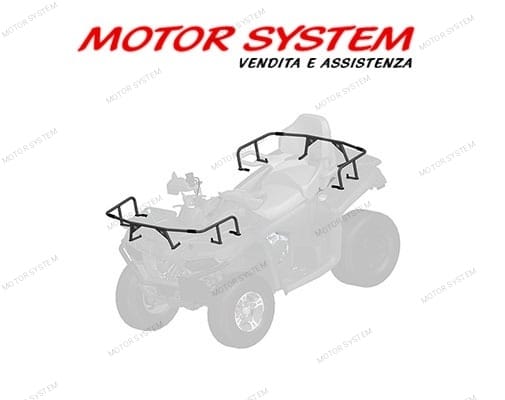 SPONDA PORTAPACCHI POSTERIORE PER NEW CFORCE X4 CFMOTO - immagine 3