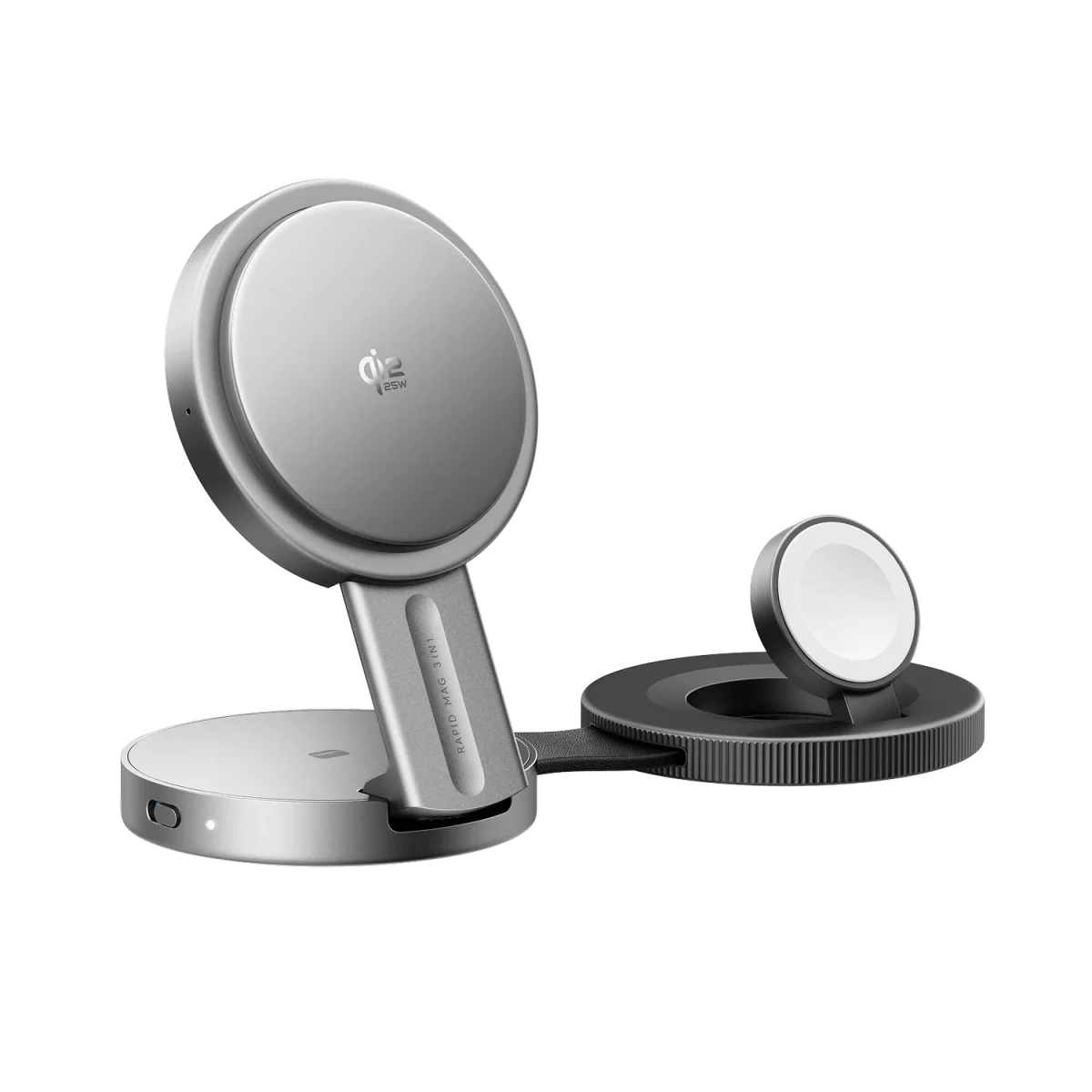 Stazione di ricarica wireless EcoFlow RAPID Mag Qi2.2 (pieghevole 3 in 1) - immagine 3