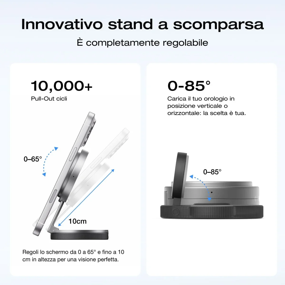 Stazione di ricarica wireless EcoFlow RAPID Mag Qi2.2 (pieghevole 3 in 1) - immagine 8