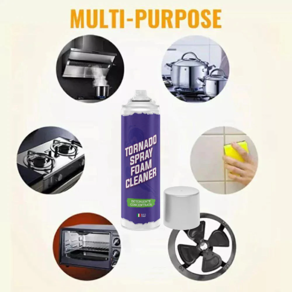 2x1 Tornado spray magnifica schiuma magica detergente per la pulizia di tutto - immagine 2